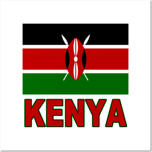 The Pride of Kenya - Kenyan Flag Design Posters and Art